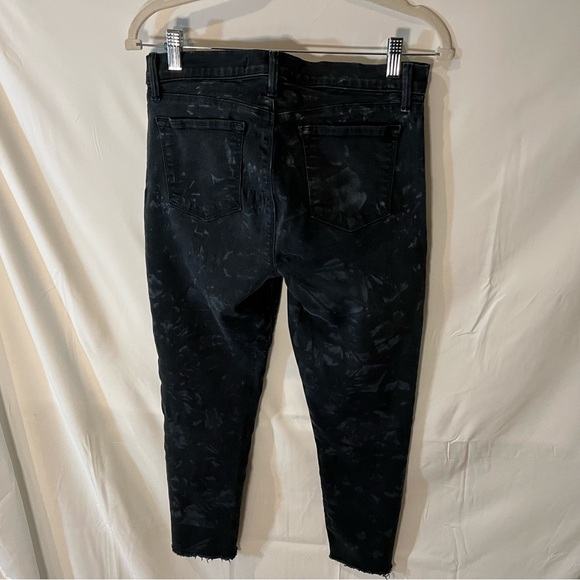 J Brand Super Skinny Black Tie Dye Jeans 30 - color Shat Glass - Picture 3 of 8